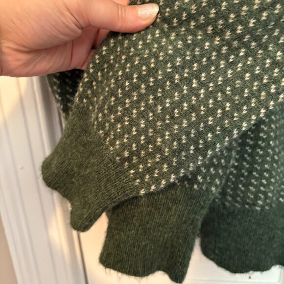 Men's J. Crew Factory Lambswool Blend Bird's-eye Stitch Crew Neck Sweater - L - Picture 5 of 6